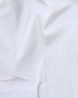 Bright White Formal Striped Premium Cotton Shirt