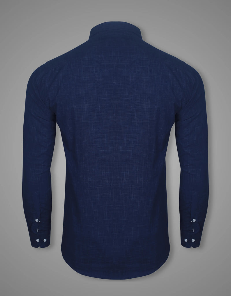 Admiral Blue Space Dyed Super Soft Formal Shirt