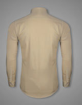 Khakhi Colored Premium Super Soft Cotton Solid Shirt