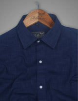 Admiral Blue Space Dyed Super Soft Formal Shirt