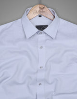 Mens Solid Cristle Blue Premium Cotton Shirt