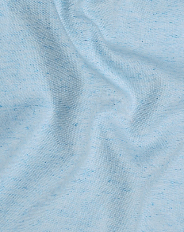 Glory Blue Twill Textured Premium Cotton Shirt